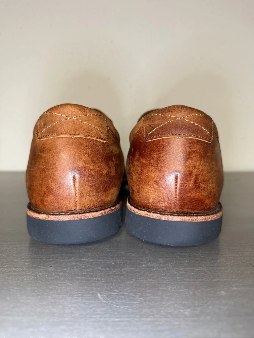Timberland Kendrick Loafers Mens Size 13 Brown Leather Casual Slip On Shoes